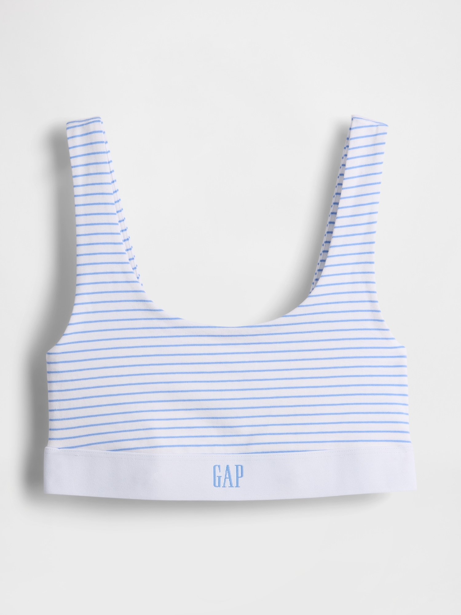 Organic Stretch Cotton Gap Logo Bralette