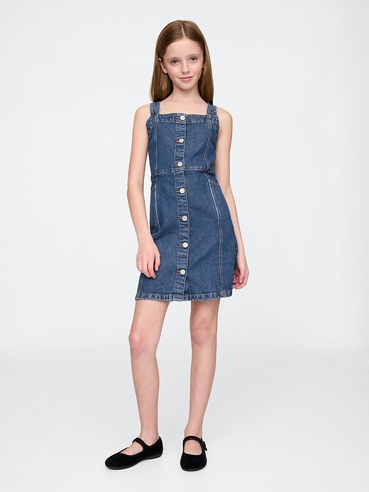 Image number 1 showing, Kids Denim Dress