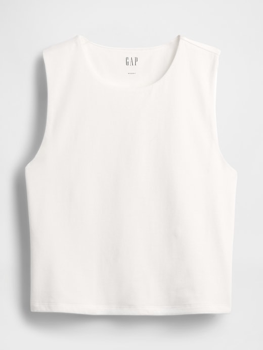 Image number 5 showing, CloseKnit Jersey Cropped Shell Tank Top