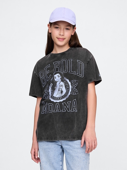 Image number 1 showing, Gap × Disney Kids Oversized Tunic Graphic T-Shirt