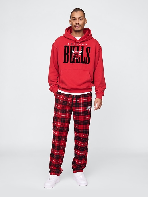 Image number 1 showing, NBA Chicago Bulls Flannel PJ Pants