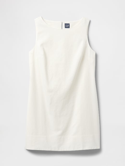 Image number 7 showing, Linen-Blend Mini Shift Dress