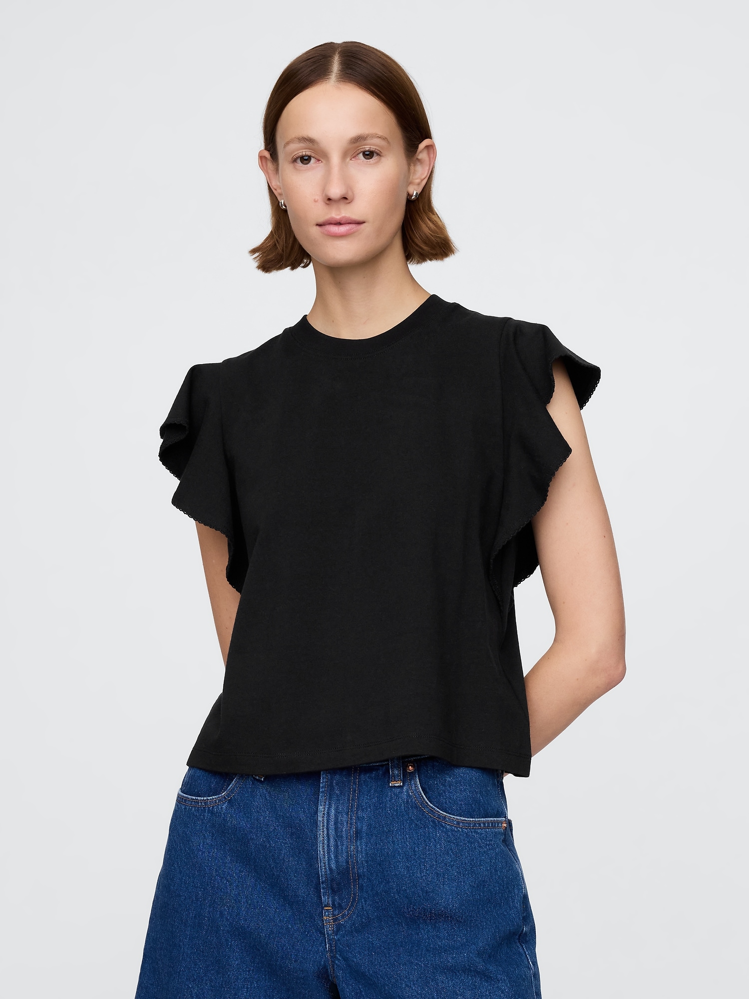 Organic Cotton VintageSoft Heavyweight Cropped T-Shirt