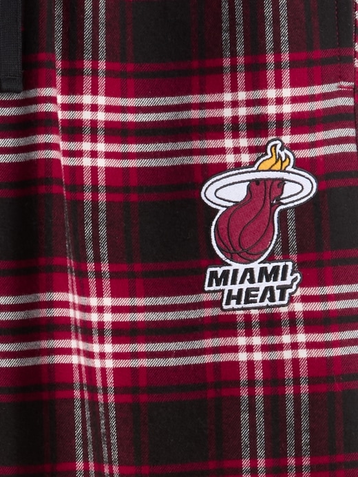 Image number 4 showing, NBA Miami Heat Flannel PJ Pants