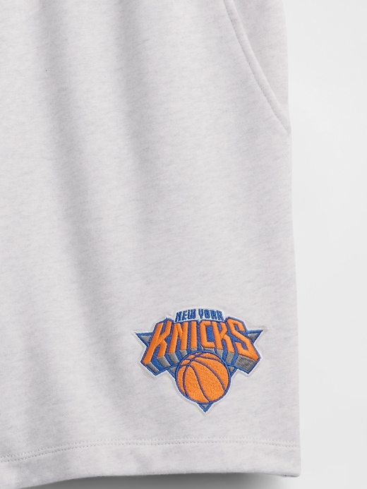 Image number 5 showing, NBA New York Knicks Logo Heavyweight Sweat Shorts