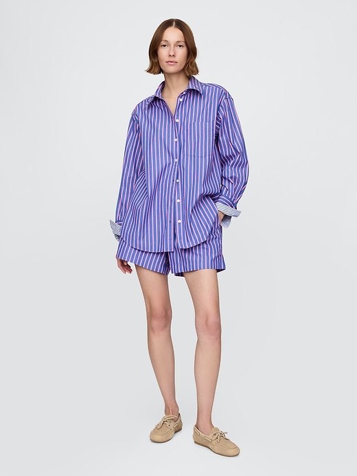 Image number 2 showing, Organic Cotton Poplin Big Shirt