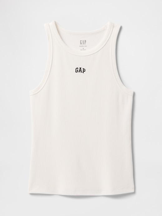 Image number 5 showing, Modern Rib Logo Halter Top