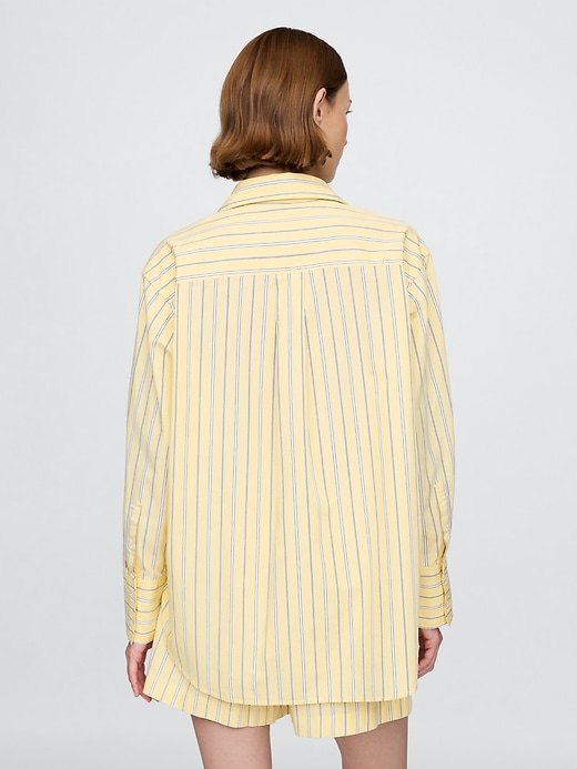 Image number 3 showing, Organic Cotton Poplin Big Shirt