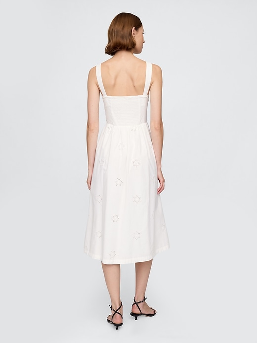 Image number 2 showing, Eyelet Scoop Neck Dress