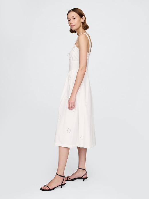 Image number 3 showing, Eyelet Scoop Neck Dress