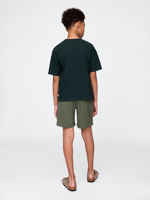 Image number 3 showing, Kids GapFit Recycled Mesh Easy Shorts