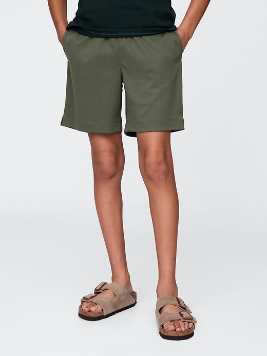 Image number 4 showing, Kids GapFit Recycled Mesh Easy Shorts