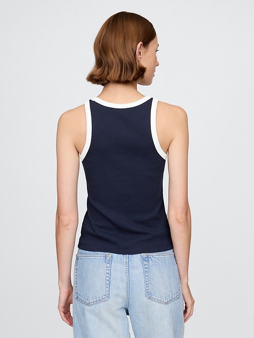 Image number 2 showing, Modern Rib Halter Tank Top