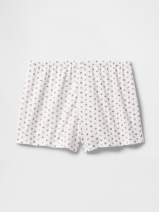 Image number 4 showing, Pointelle PJ Shorts