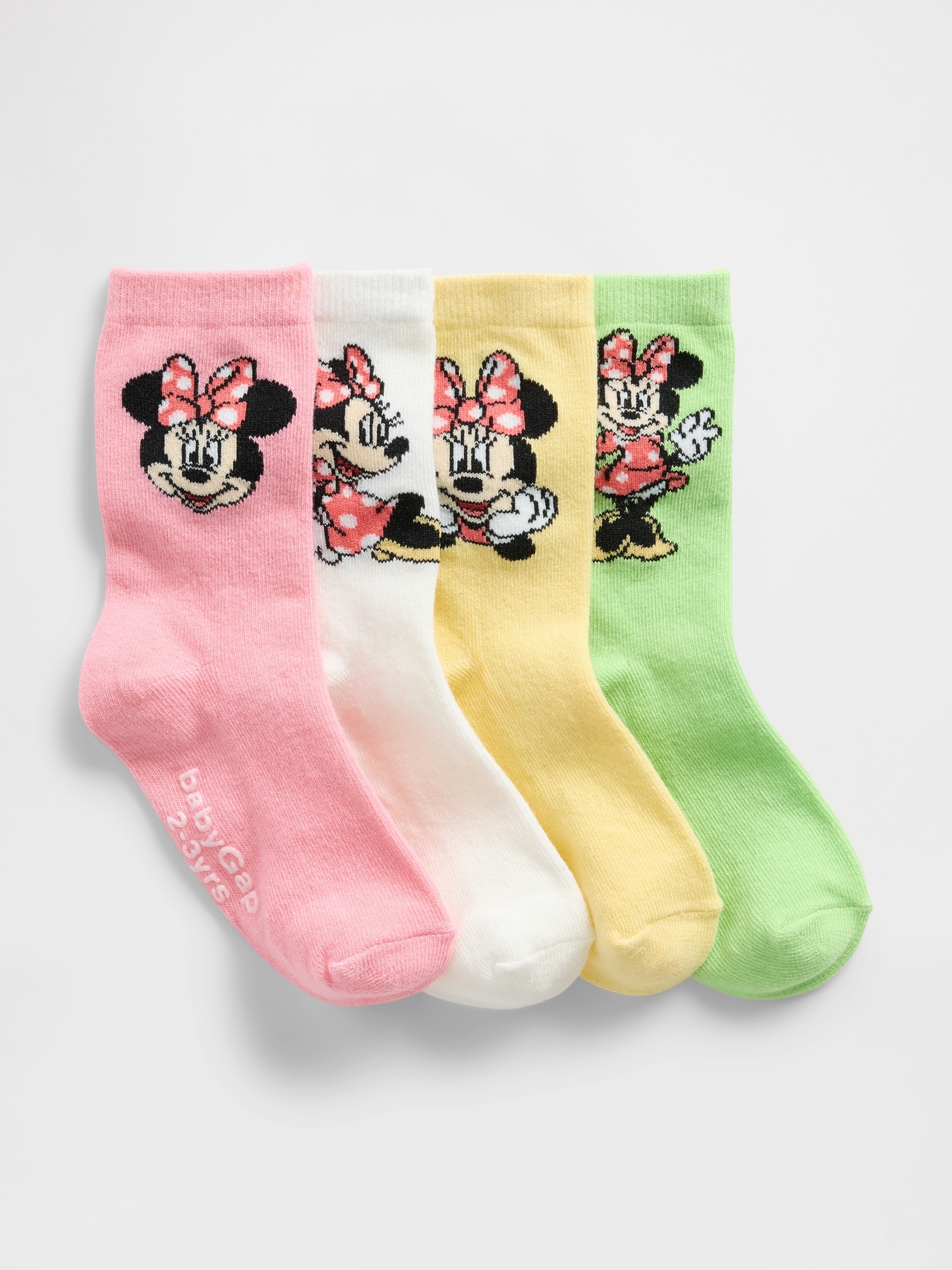 Gap × Disney Baby & Toddler Crew Socks (4-Pack)