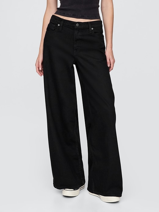 Image number 1 showing, Mid Rise UltraSoft Baggy Jeans