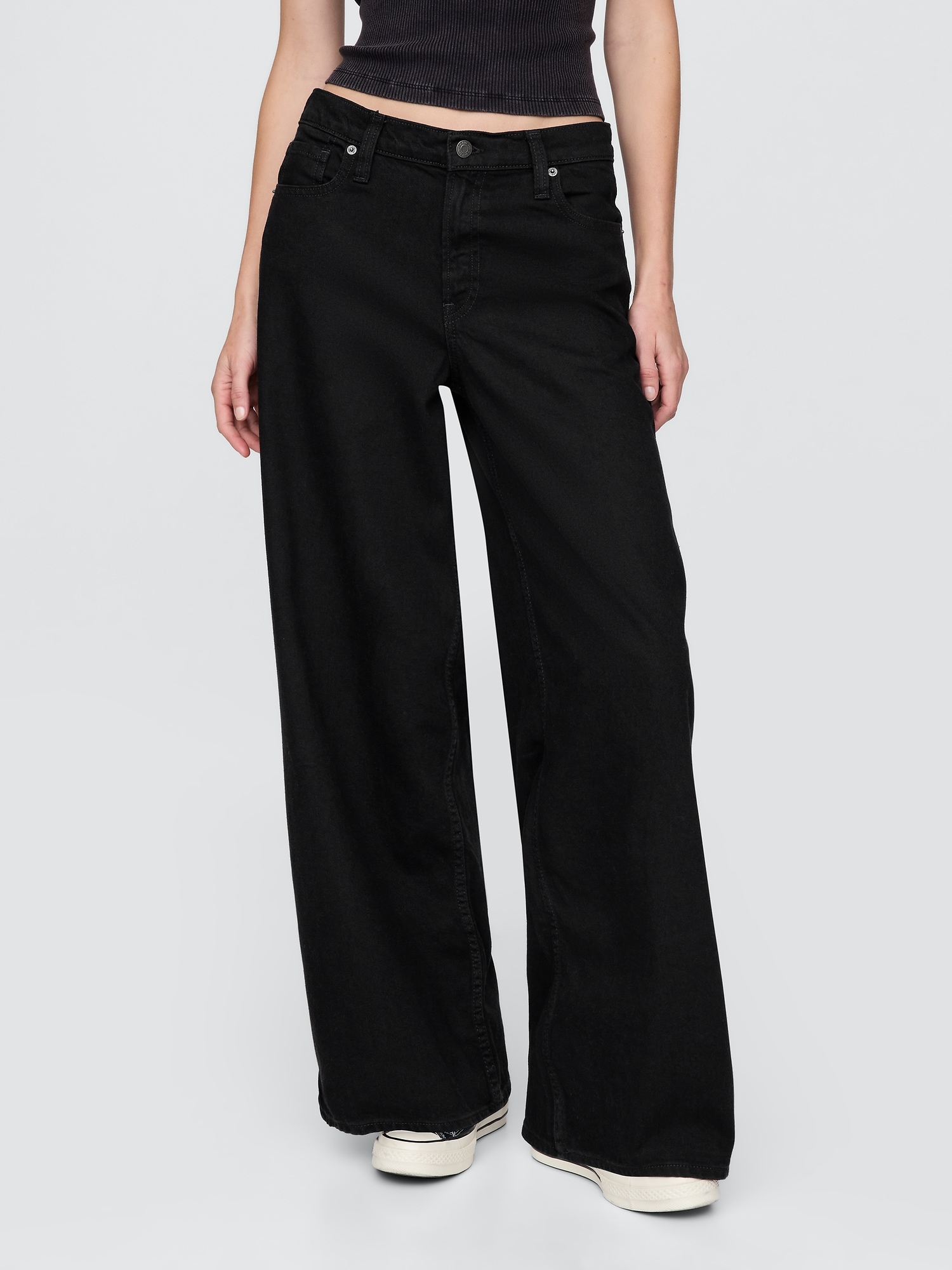 Mid Rise UltraSoft Baggy Jeans