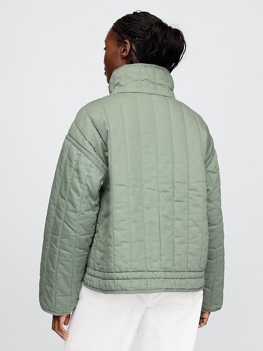 Image number 3 showing, Oversized Quilted Liner Jacket