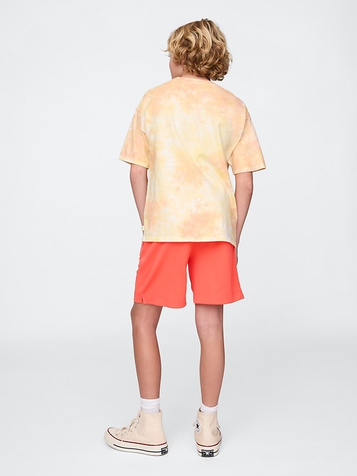 Image number 3 showing, Kids GapFit Recycled Mesh Easy Shorts