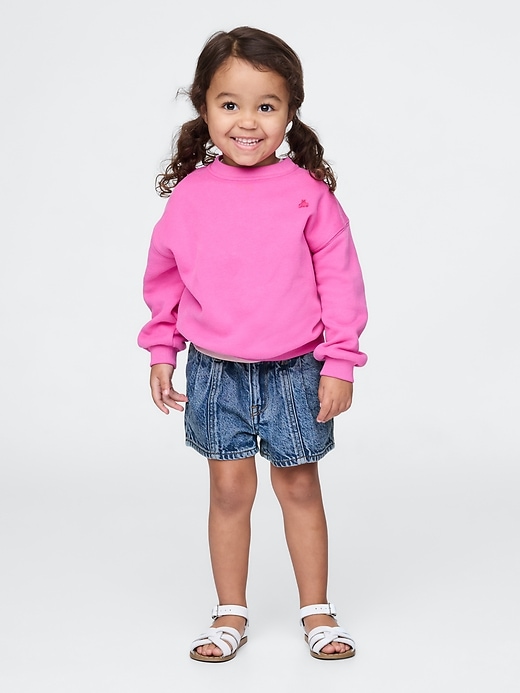 Image number 1 showing, Baby & Toddler UltraSoft Ruffle Stride Shorts