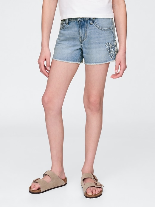 Image number 3 showing, Kids Low Rise Stride Denim Shorts