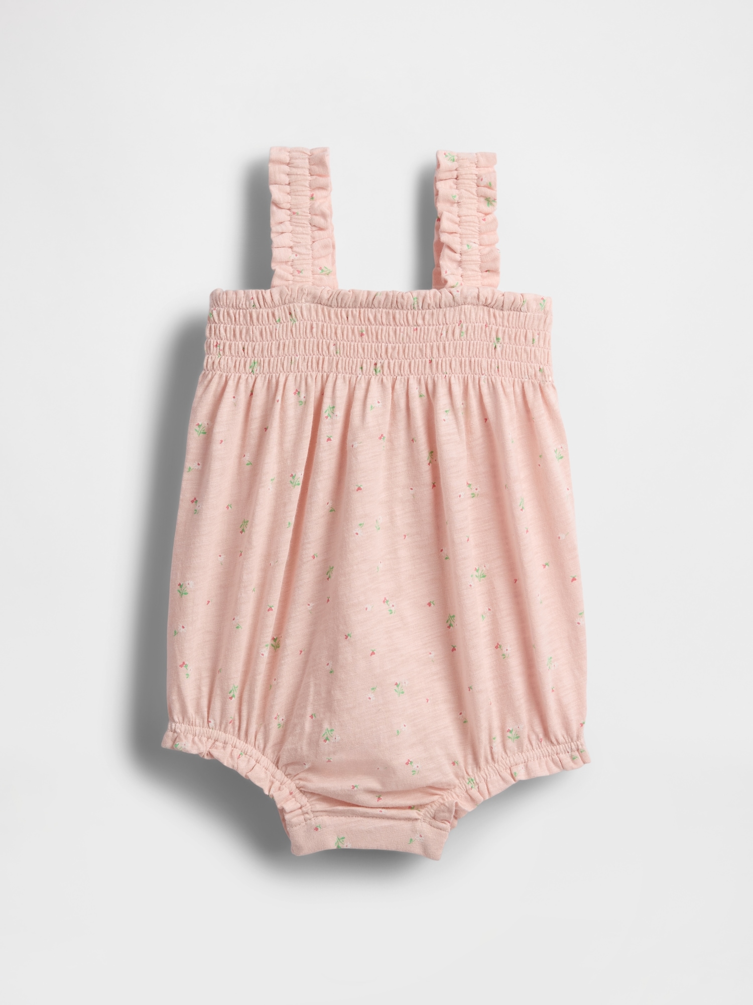 Baby Smocked Shorty One-Piece