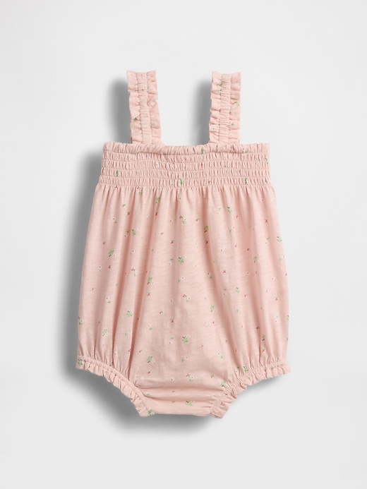 Image number 2 showing, Baby Smocked Shorty One-Piece