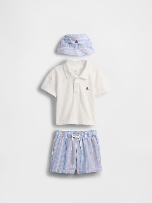 Image number 1 showing, Baby Polo Outfit Set