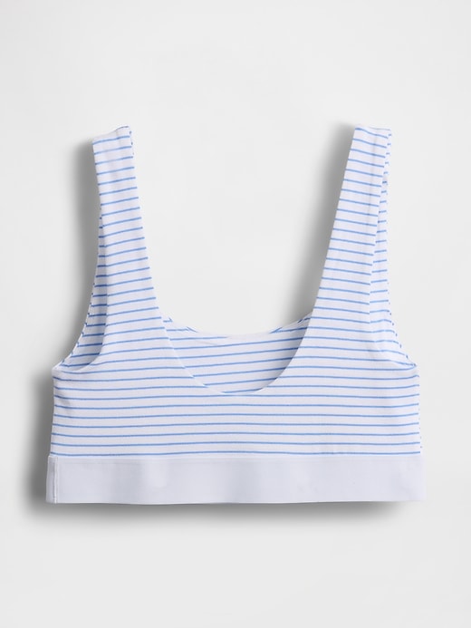 Image number 4 showing, Organic Stretch Cotton Gap Logo Bralette