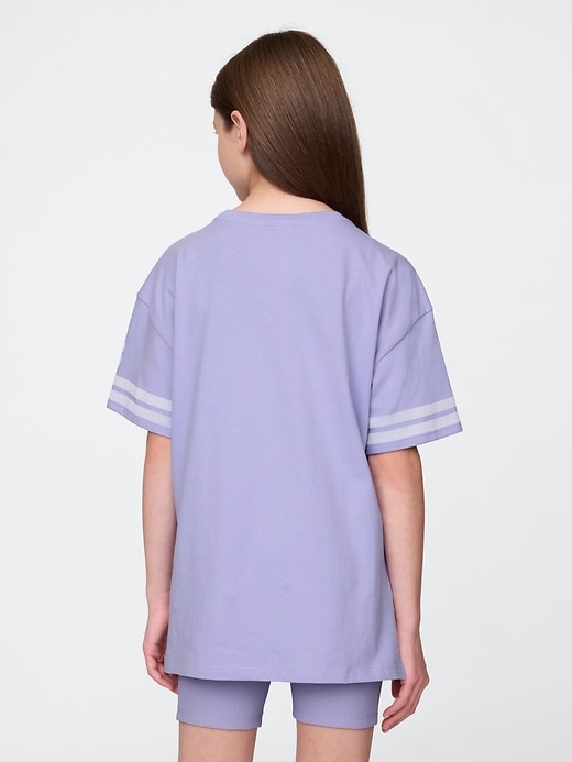 Image number 3 showing, Kids Tunic Varsity Graphic T-Shirt