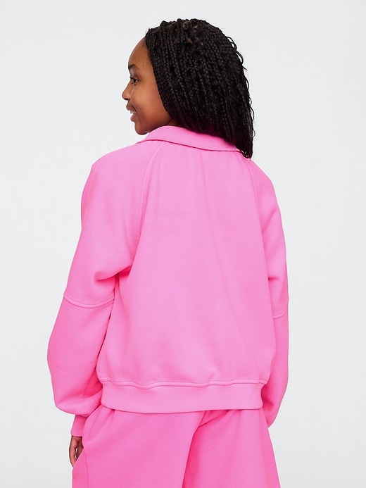 Image number 3 showing, Kids VintageSoft Half-Zip Pullover