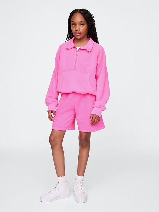 Image number 4 showing, Kids VintageSoft Half-Zip Pullover