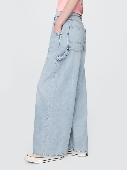 Image number 3 showing, Mid Rise UltraSoft Baggy Jeans