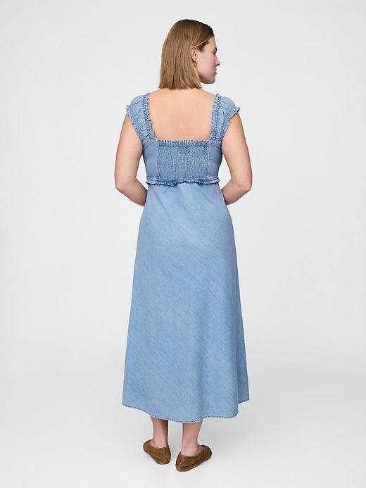 Image number 6 showing, Denim Maxi Dress