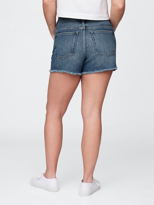 Image number 6 showing, 4" Mid Rise UltraSoft Relaxed Cutoff Shorts