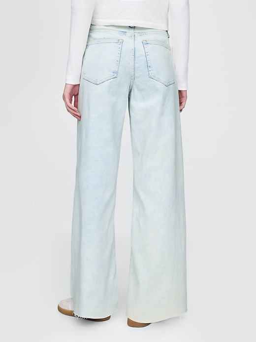 Image number 5 showing, High Rise Stride Wide-Leg Jeans