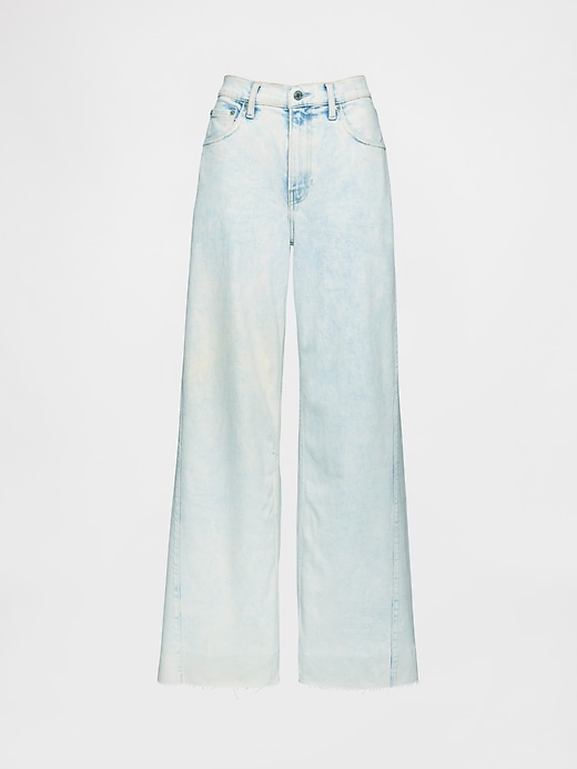 Image number 6 showing, High Rise Stride Wide-Leg Jeans