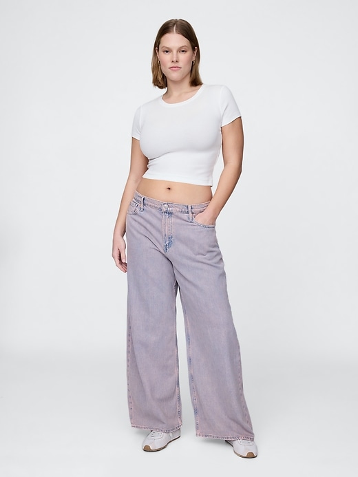 Image number 5 showing, Mid Rise UltraSoft Baggy Jeans