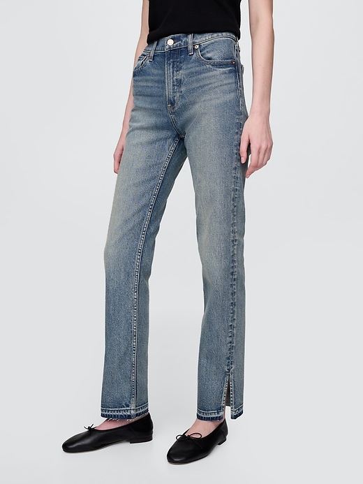 Image number 2 showing, High Rise '90s Straight Jeans