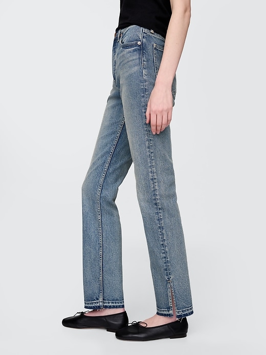 Image number 3 showing, High Rise '90s Straight Jeans