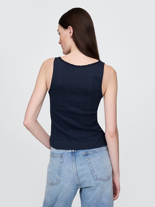 Image number 2 showing, Pointelle Tank Top