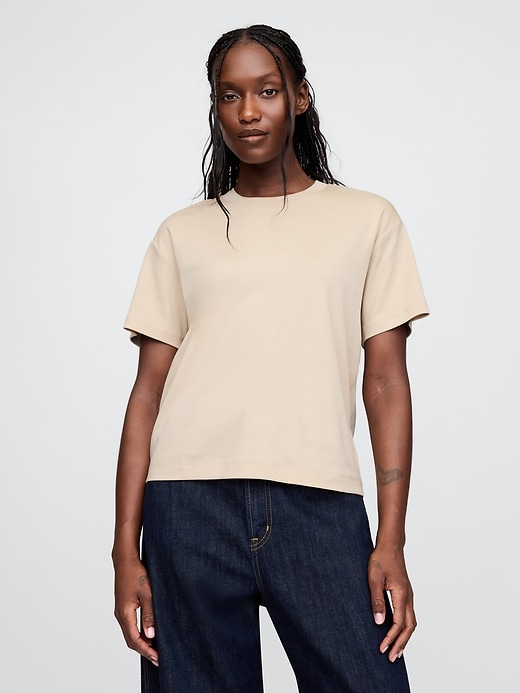 Image number 1 showing, Supima® Cotton Relaxed T-Shirt