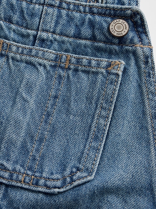 Image number 3 showing, Baby & Toddler Denim Shortalls