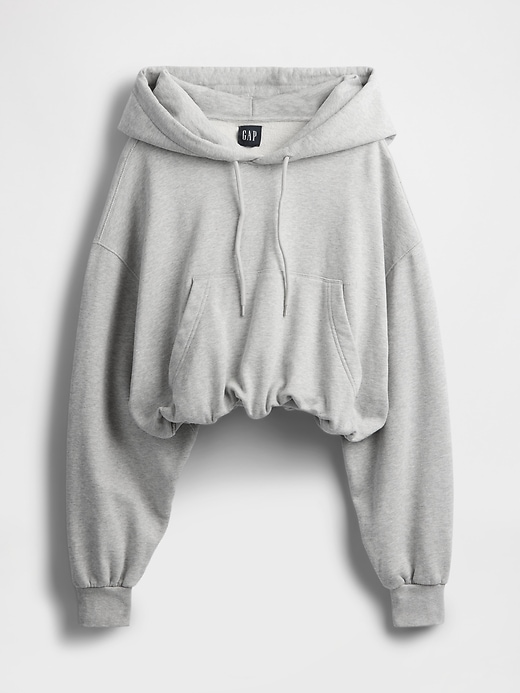 Image number 4 showing, Heavyweight French Terry Cropped Bubble Hoodie