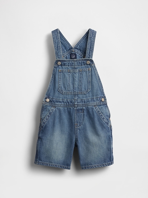 Image number 1 showing, Baby & Toddler Denim Shortalls