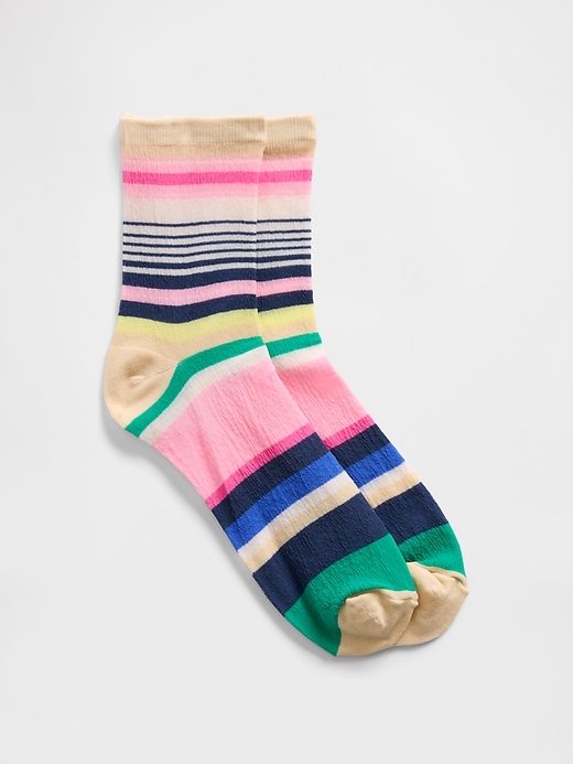 Image number 1 showing, Sheer Half Crew Socks