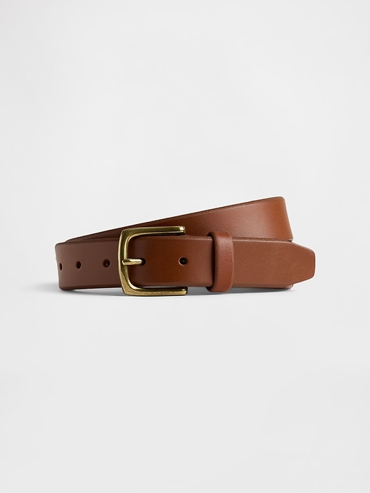 Image number 1 showing, Leather Belt