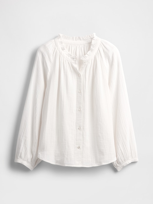 Image number 5 showing, Crinkle Gauze Shirt