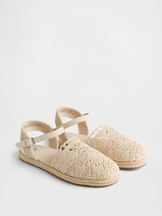 Image number 2 showing, Kids Crochet Espadrilles