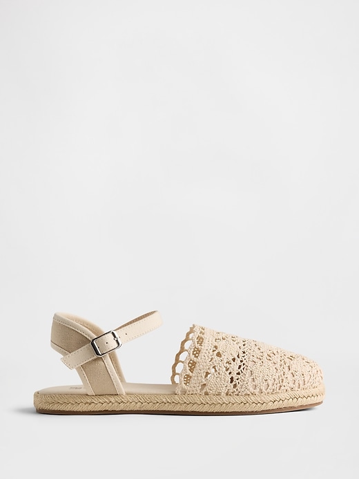 Image number 1 showing, Kids Crochet Espadrilles